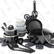 Brooklyn Steel Co. Zodiac Nonstick Aluminum 24-Piece Cookware Set | $110 | Macy’s